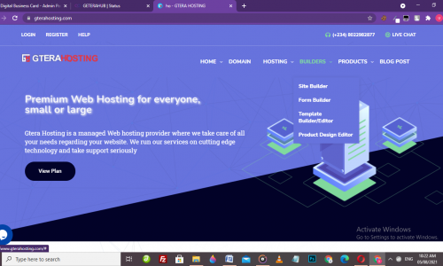 Digital Business Card with Gterahosting – Step By Step Guide.