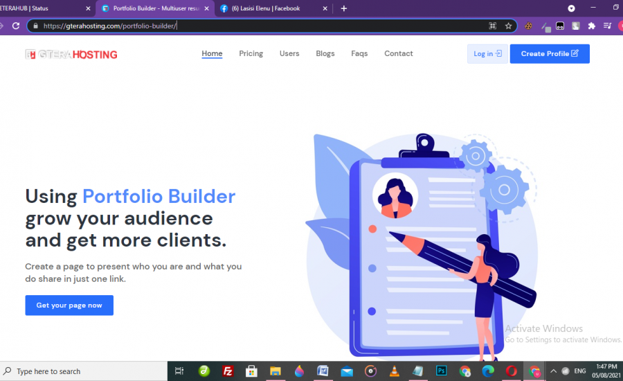 Digital Portfolio Builder by Gterahosting – Step by Step Guide