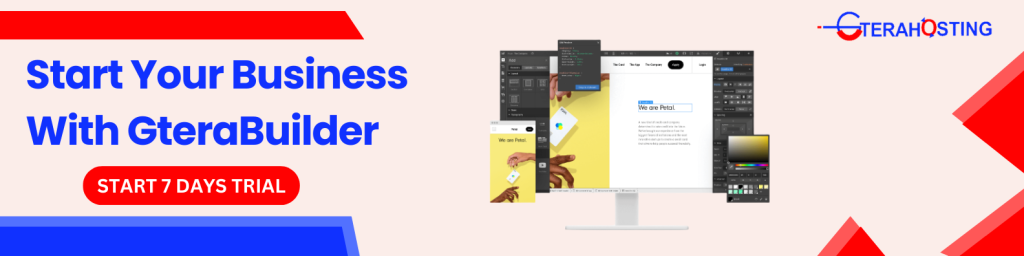 website builder banner
