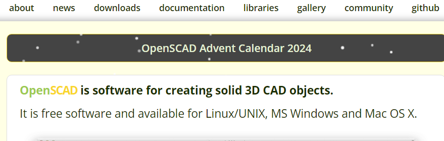 OpenSCAD - best free CAD Software