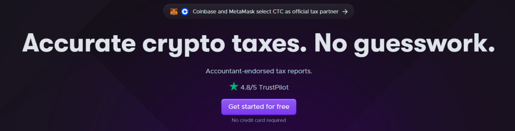 cryptotaxcalculator - Best Crypto Tax Software
