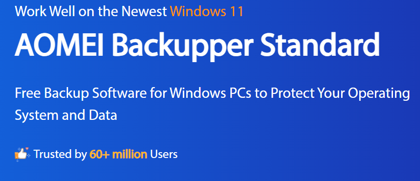 AOMEI free backup software