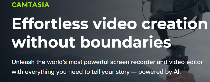 camtasia tboi video creation software