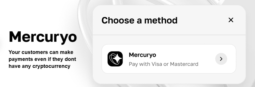 crypto card payment with cryptomus